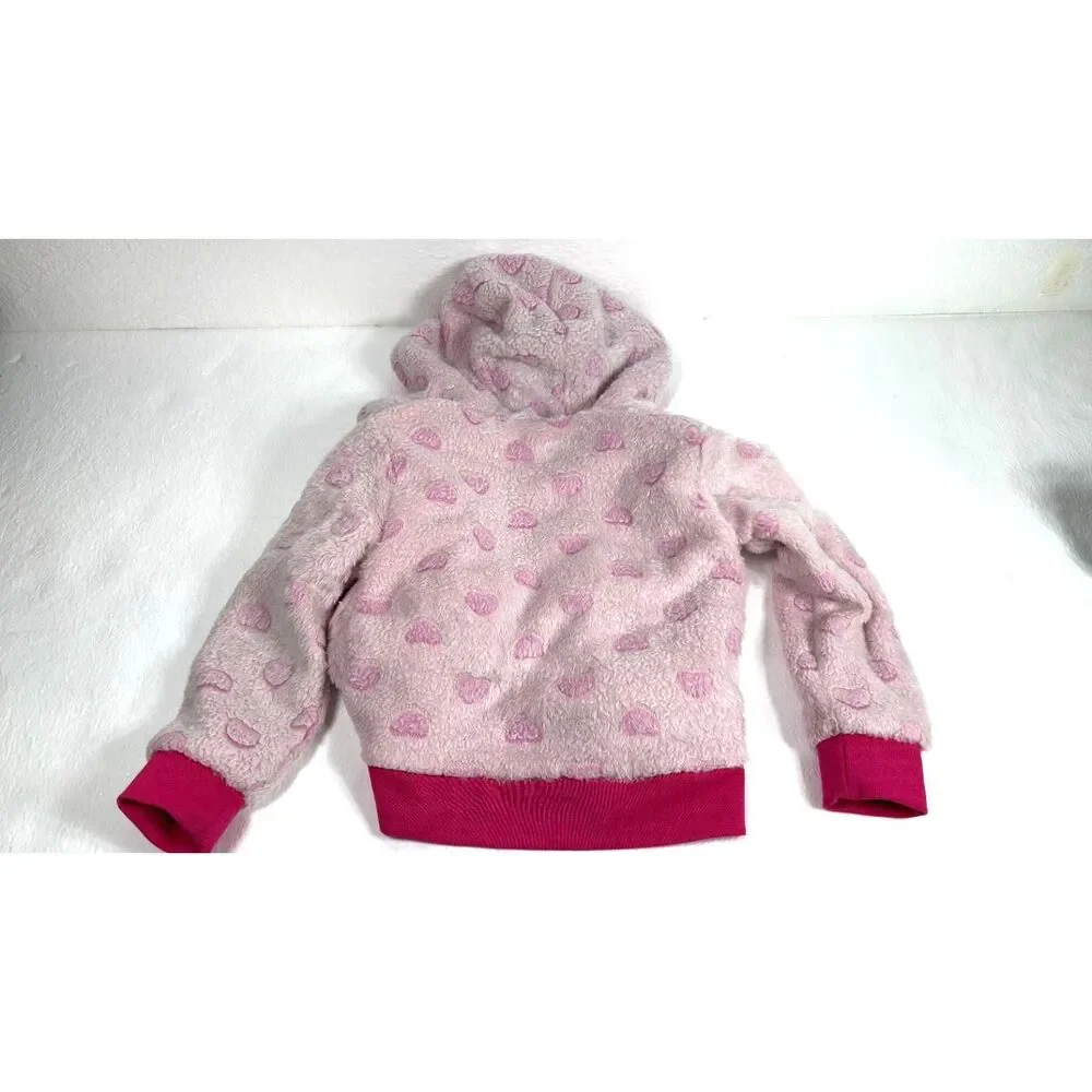 Girls 2 Jackets Coats Size 4T Disney Minnie Mouse Pink Chillipop Olive Green